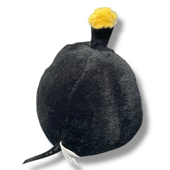 Angry Birds Plush Black Bomb Stuffed Animal 3rd Gen 2010 NO SOUND Decor 6" - Picture 4 of 10